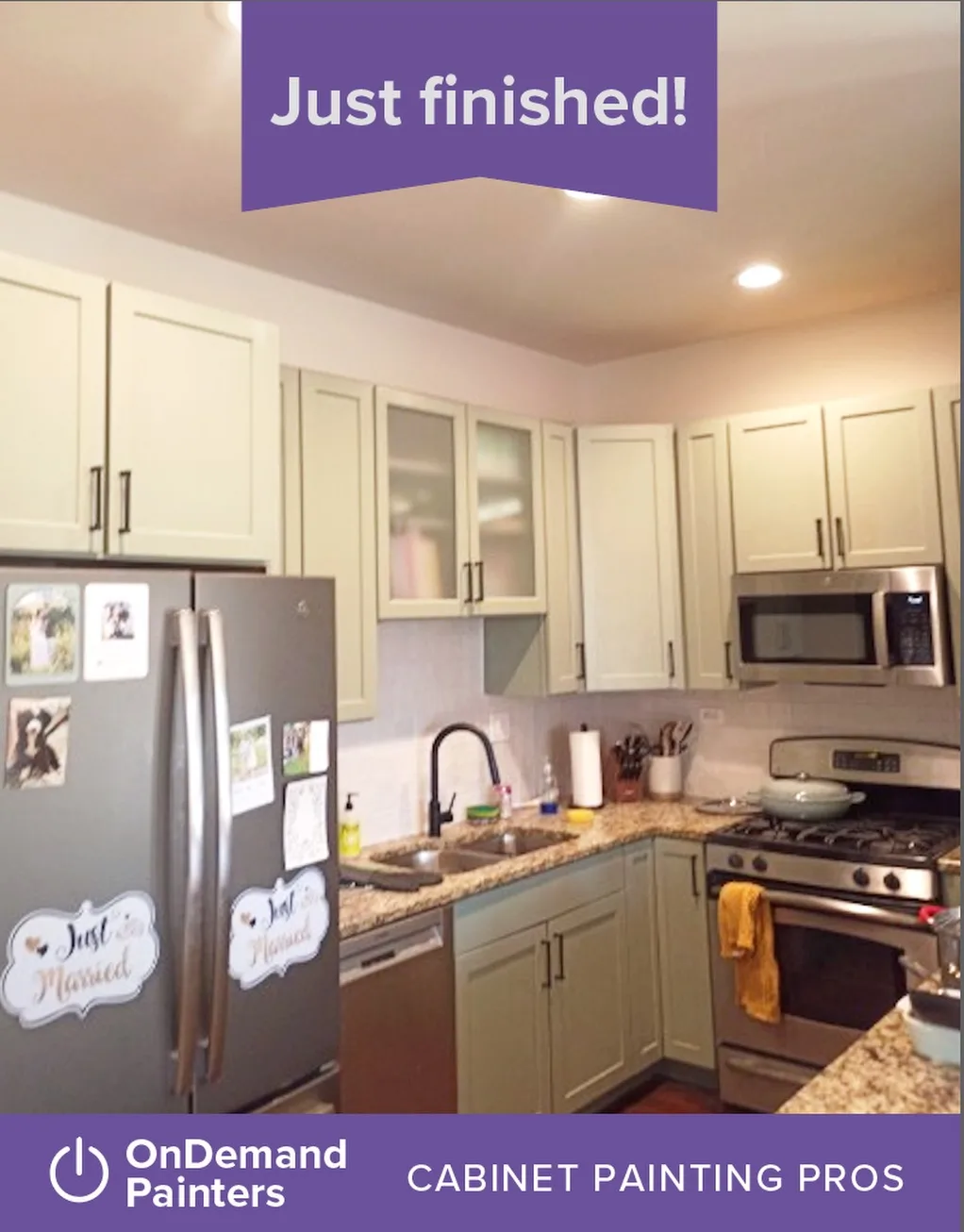 Cabinet Makeover: Sanding, Degreasing, Priming, Finishing