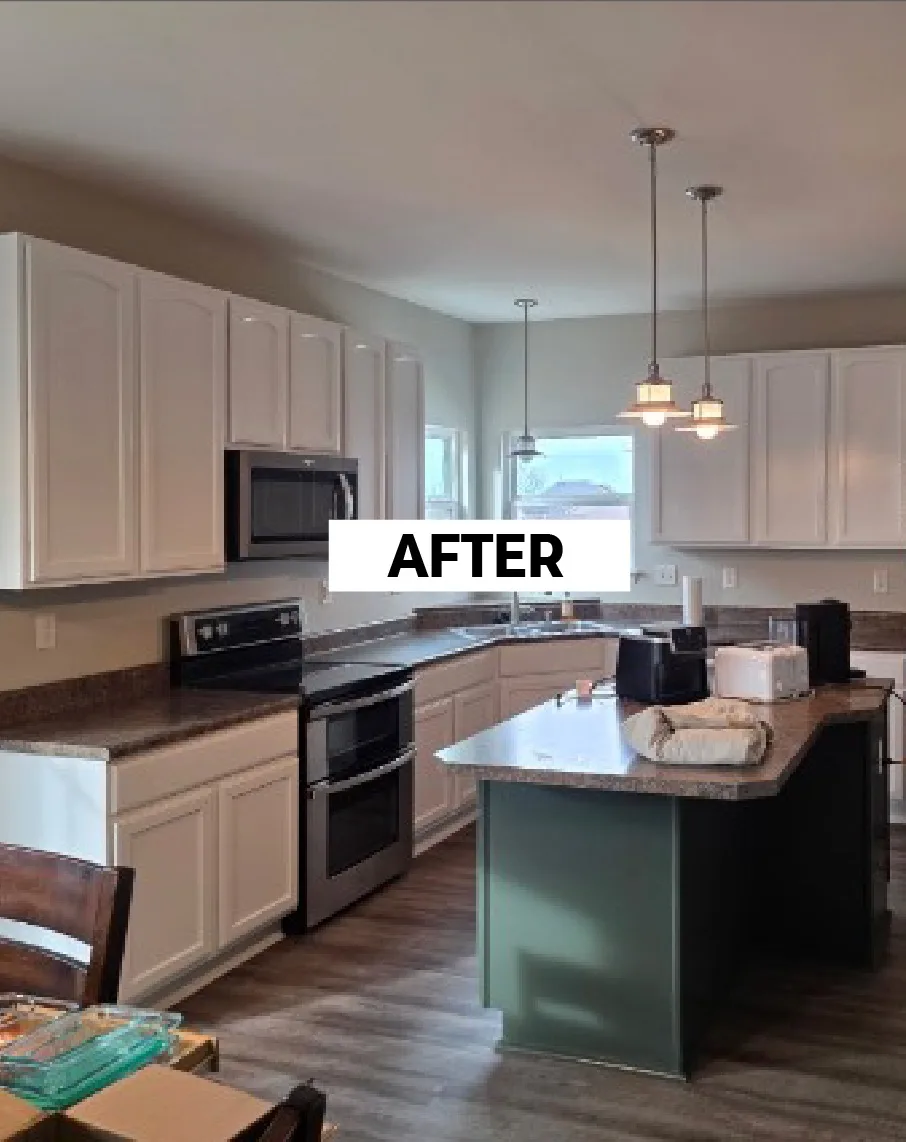 Kitchen Cabinets Sprayed Off-Site for a Factory-Smooth Finish