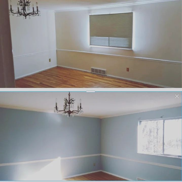 we specialize in move ins and fast turn around another interior transformed from a faded white to a