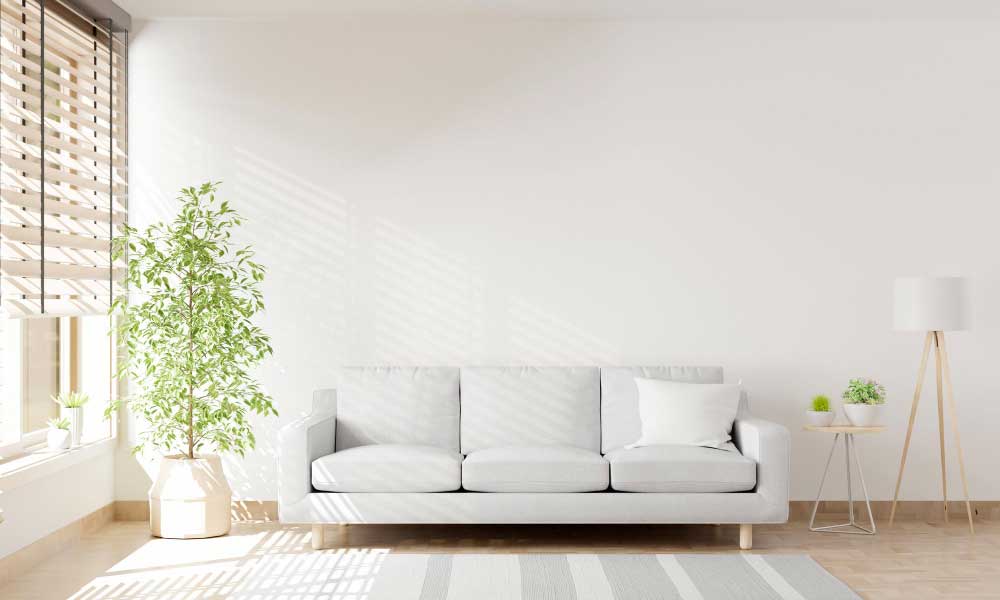 white living space
