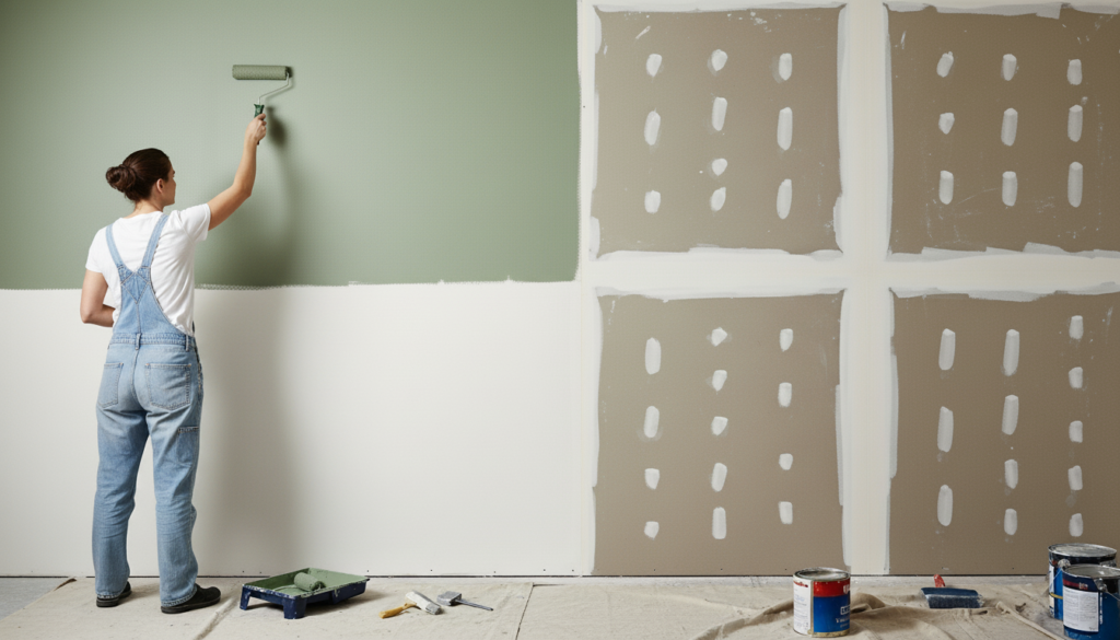 paitn walls without mudding