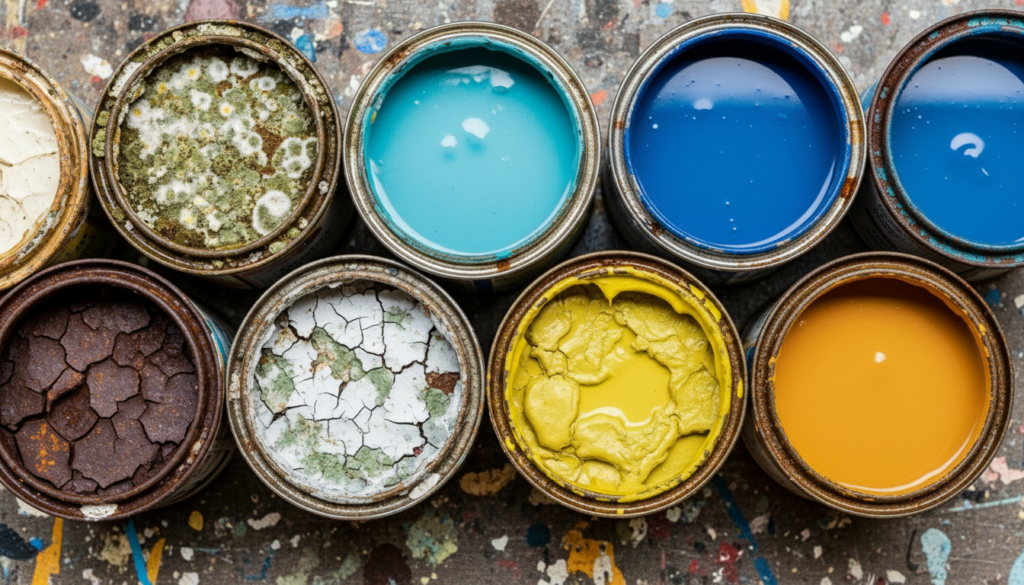 using old paint