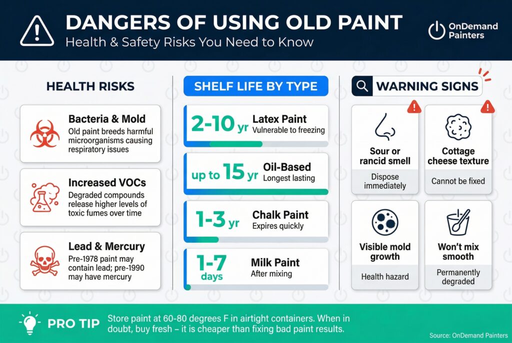 old paint infographic